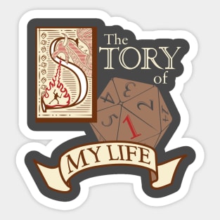 The Story of my life - Red Dragon V02 Sticker